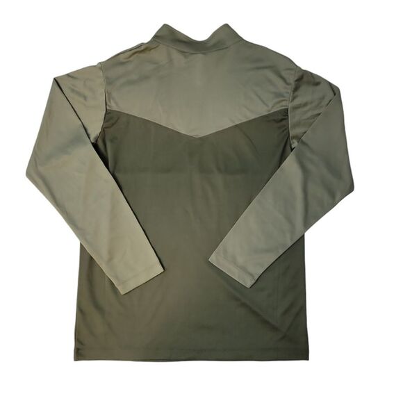 Habit Men's Quarter Zip Performance Layer with Scent-Factor - Ivy Green/Mermaid - Picture 2 of 3